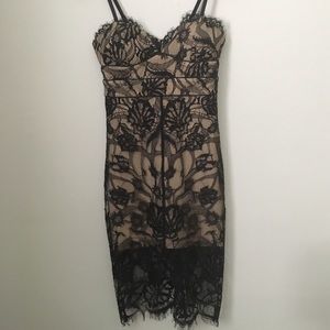 Bebe Size 2 Lace Cocktail Dress Still In Stores!
